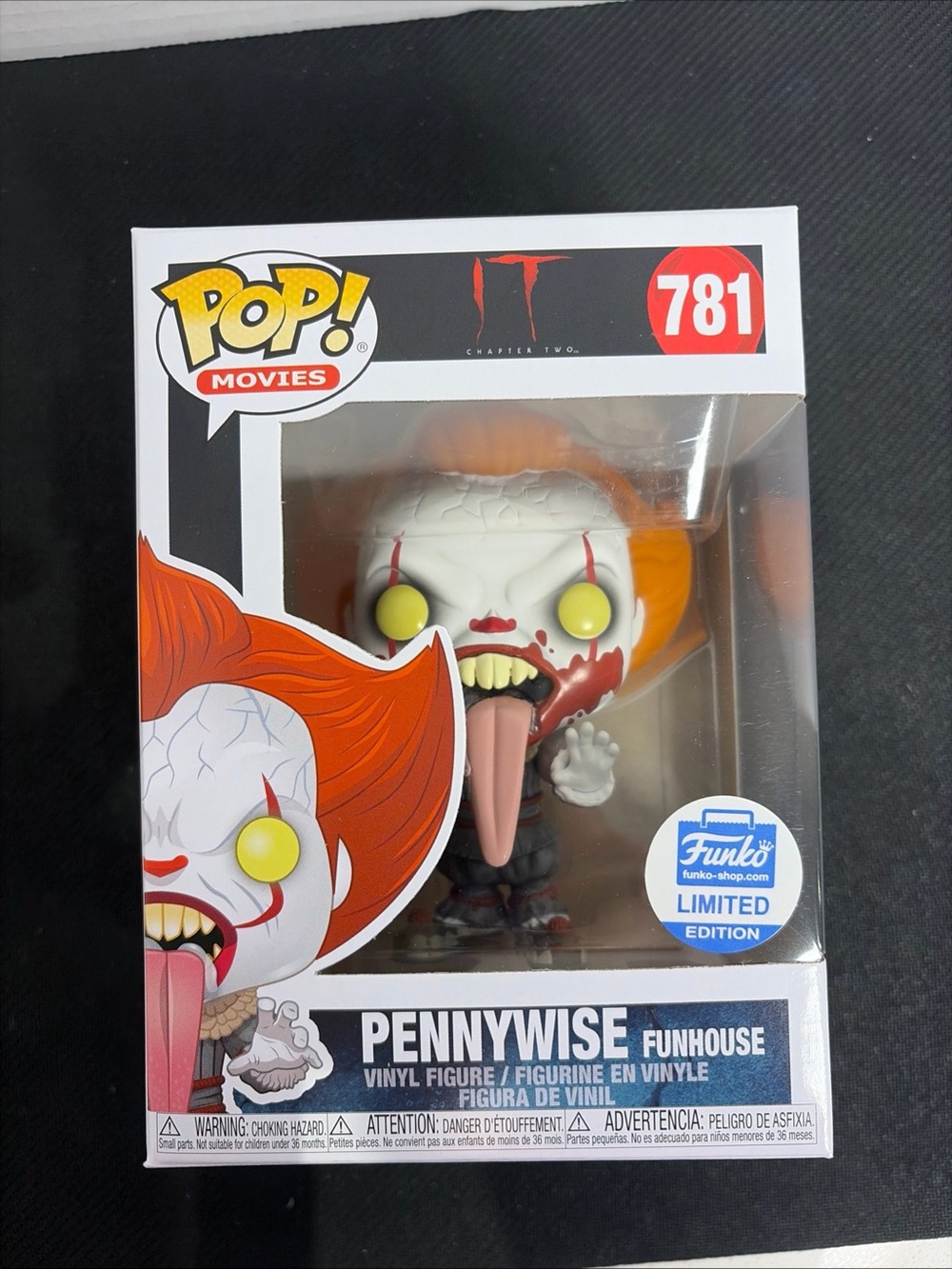 Funko Pop! Movies - IT Chapter Two Pennywise Funhouse #781 Bloody Shop Exclusive